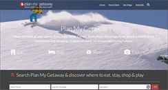 Desktop Screenshot of planmygetaway.com